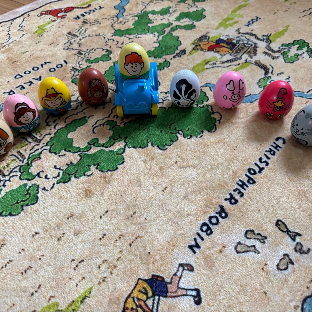 Colorful Character Egg Toy Set